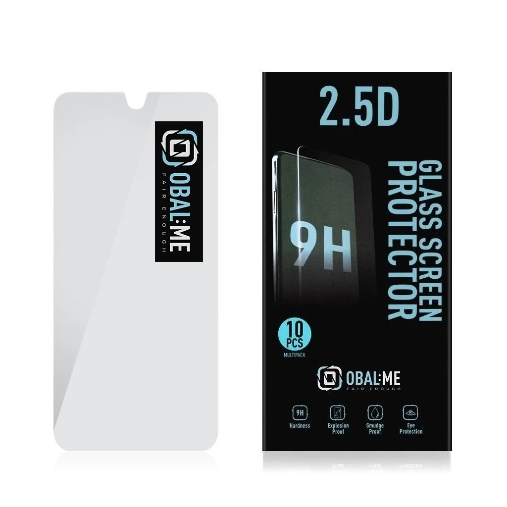 OBAL:ME Multipack 2.5D üveg kijelzővédő Samsung Galaxy A26 5G készülékhez átlátszó (10 db)
