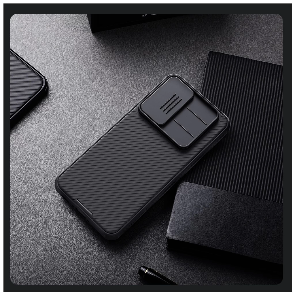 Nillkin CamShield PRO kemény tok Samsung Galaxy A56 5G készülékhez fekete