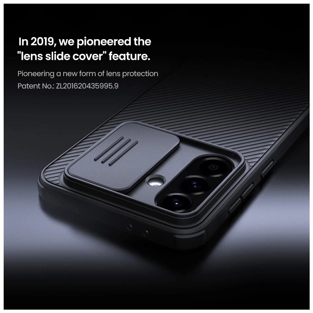 Nillkin CamShield PRO kemény tok Samsung Galaxy A56 5G készülékhez kék