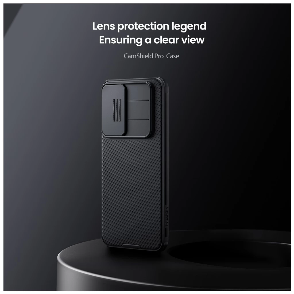 Nillkin CamShield PRO kemény tok Samsung Galaxy A56 5G készülékhez kék