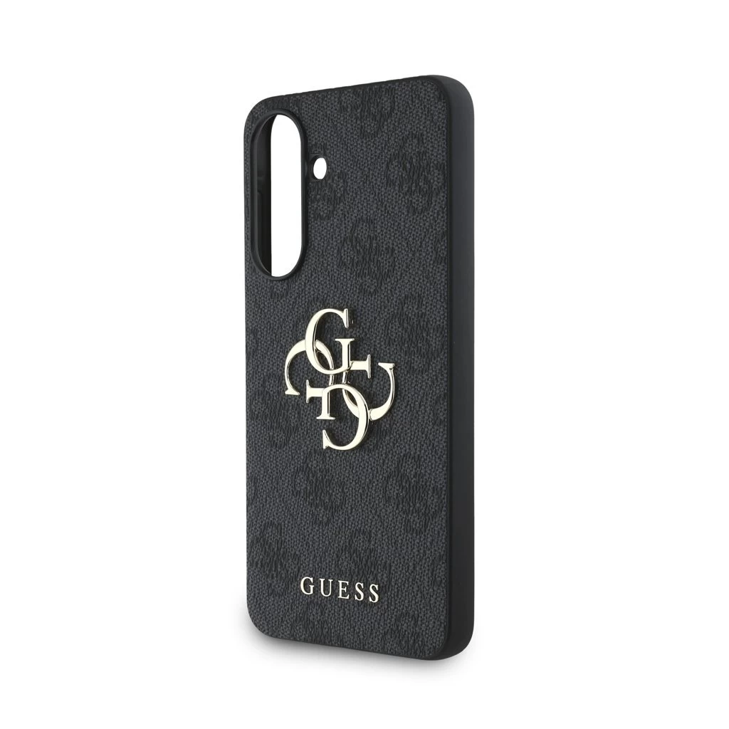 Guess PU 4G Metal Logo tok Samsung Galaxy A36 készülékhez szürke