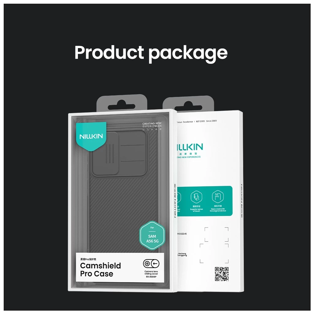 Nillkin CamShield PRO kemény tok Samsung Galaxy A56 5G készülékhez sötét zöld