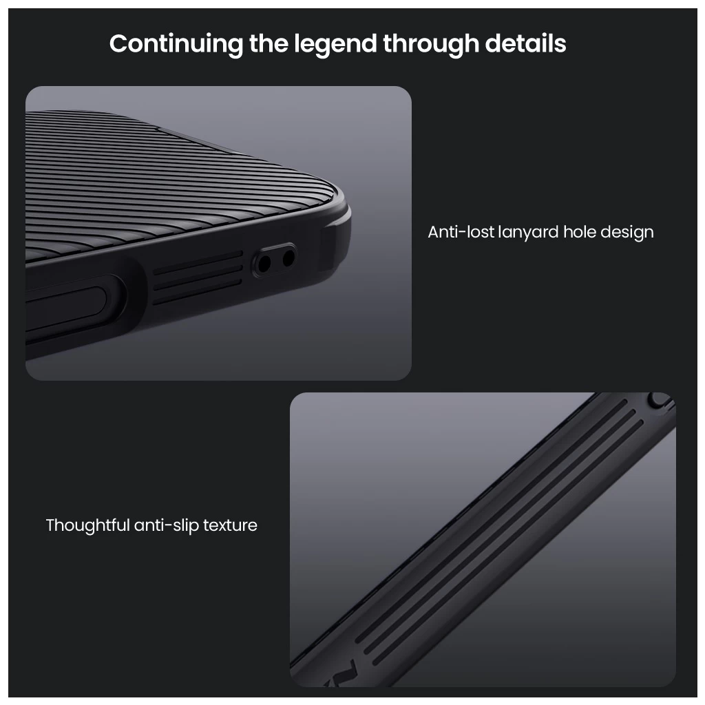 Nillkin CamShield PRO kemény tok Apple iPhone 16 készülékhez sötét zöld