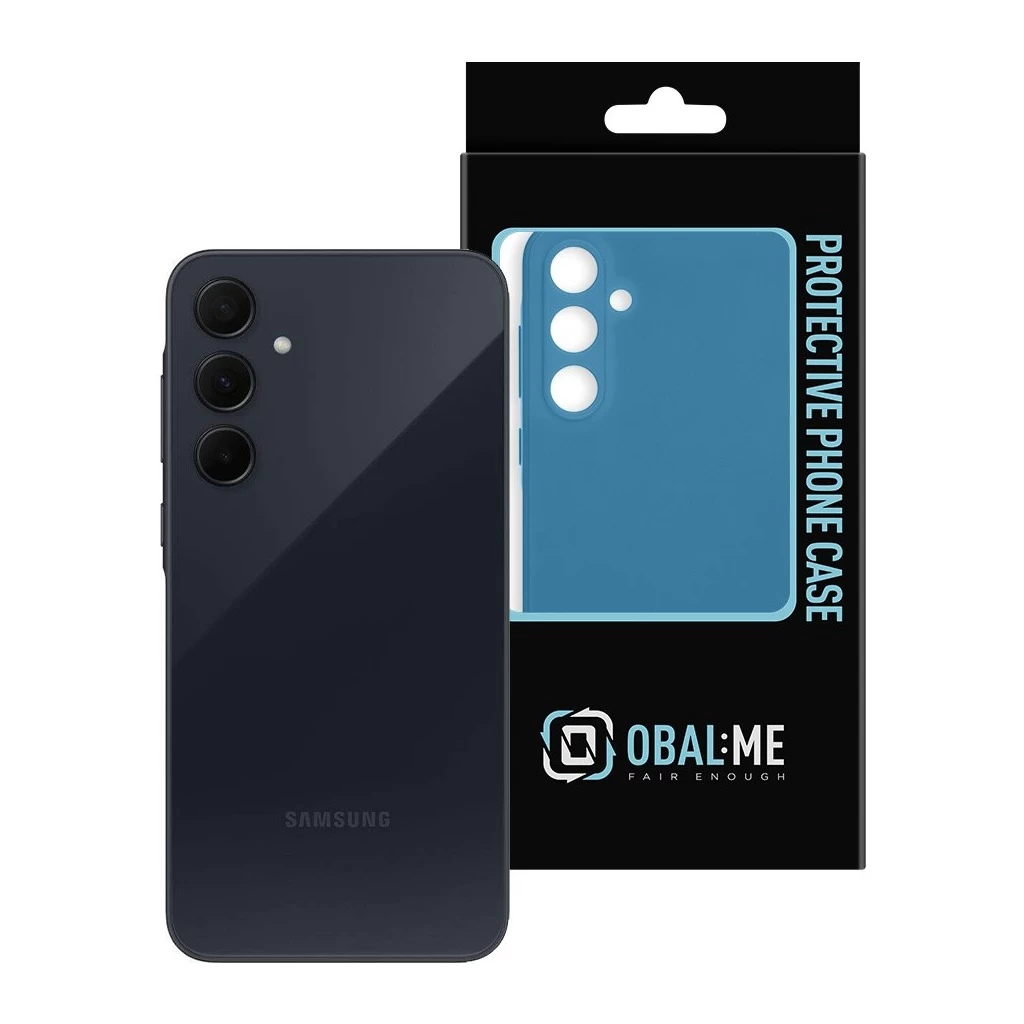 OBAL:ME Matte TPU tok a Samsung Galaxy A35 5G készülékhez sötétkék