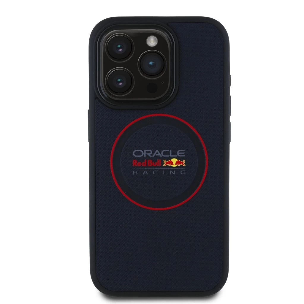 Red Bull PC/TPU Red Ring MagSafe tok iPhone 15 Pro Max készülékhez tengerészkék