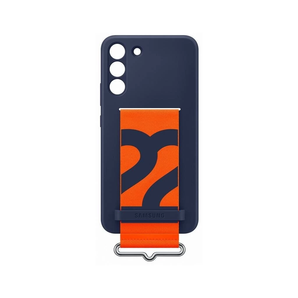 EF-GS906TNE Samsung szilikon tok pánttal Galaxy S22+ készülékhez tengerészkék (sérült csomagolás)