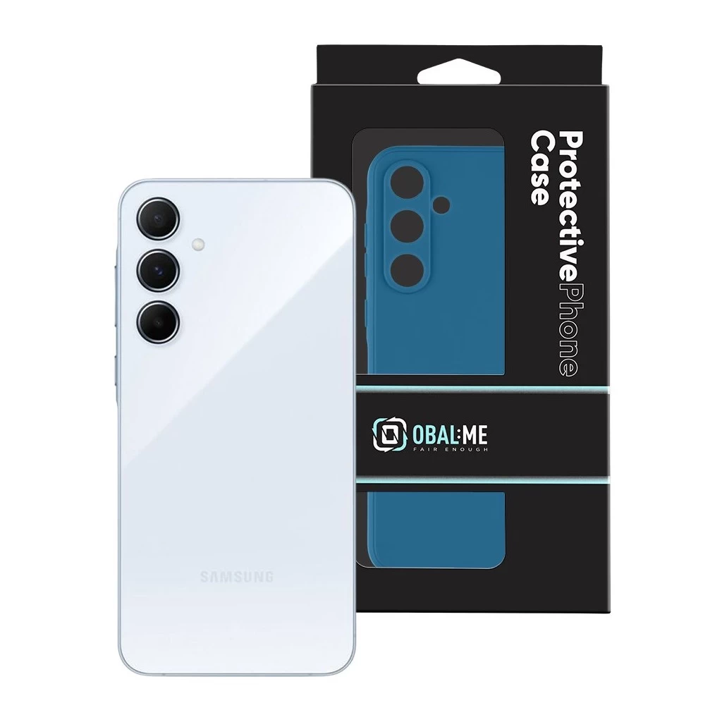 OBAL:ME Matte TPU tok Samsung Galaxy A55 5G készülékhez sötétkék