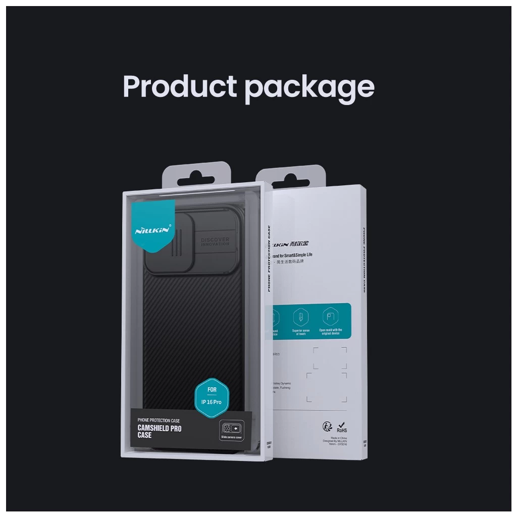 Nillkin CamShield PRO merev tok Apple iPhone 16 Pro készülékhez sötét zöld