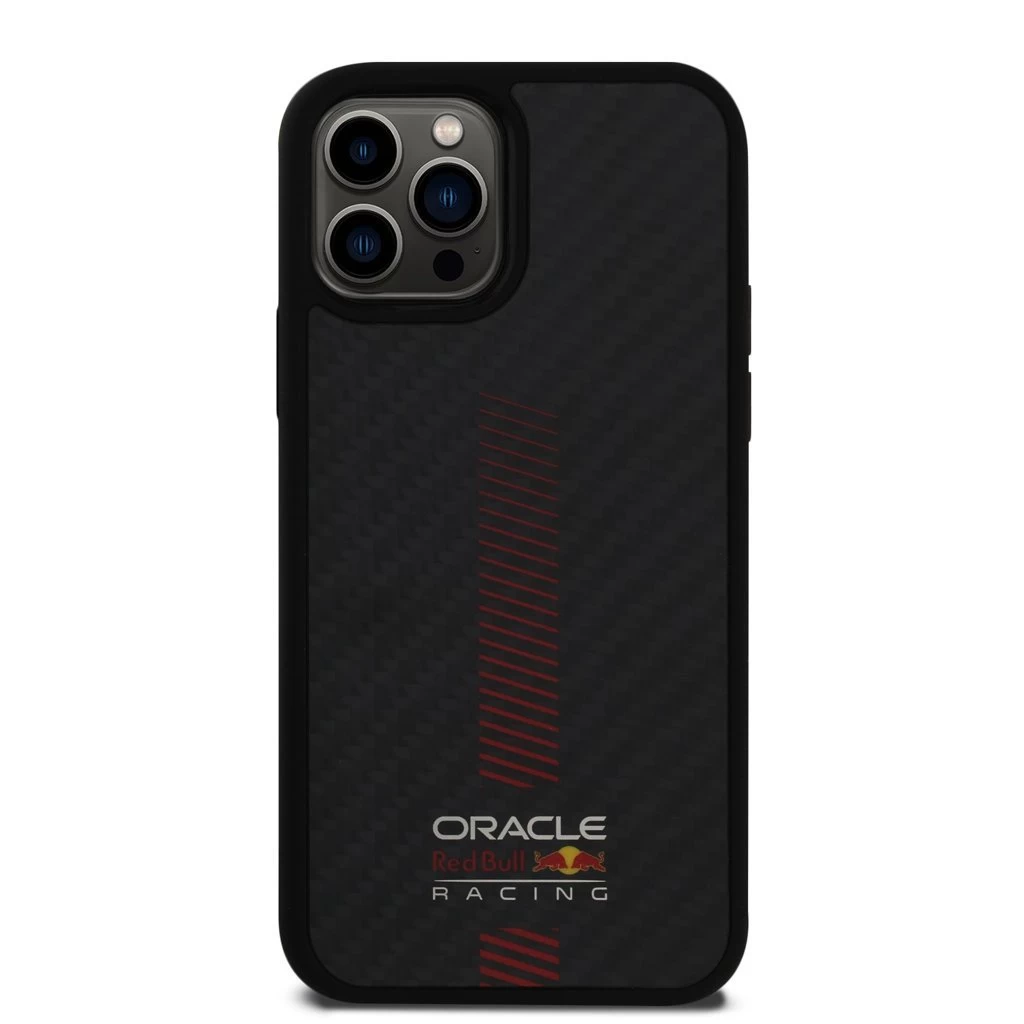 Red Bull Carbon Powerbar MagSafe tok iPhone 12/12 Pro készülékhez fekete