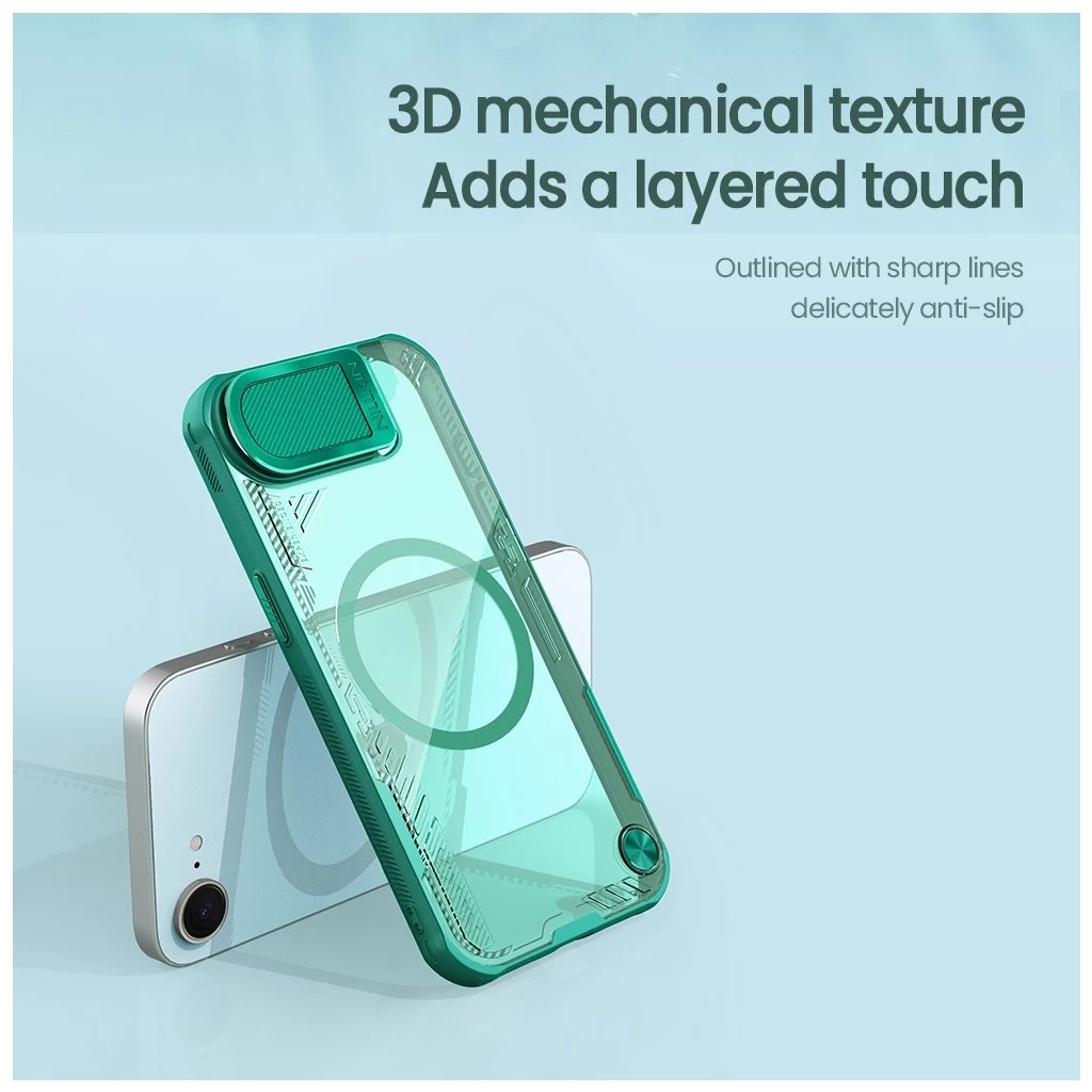 Nillkin Iceblade Prop Magnetic tok Apple iPhone 16e készülékhez fekete