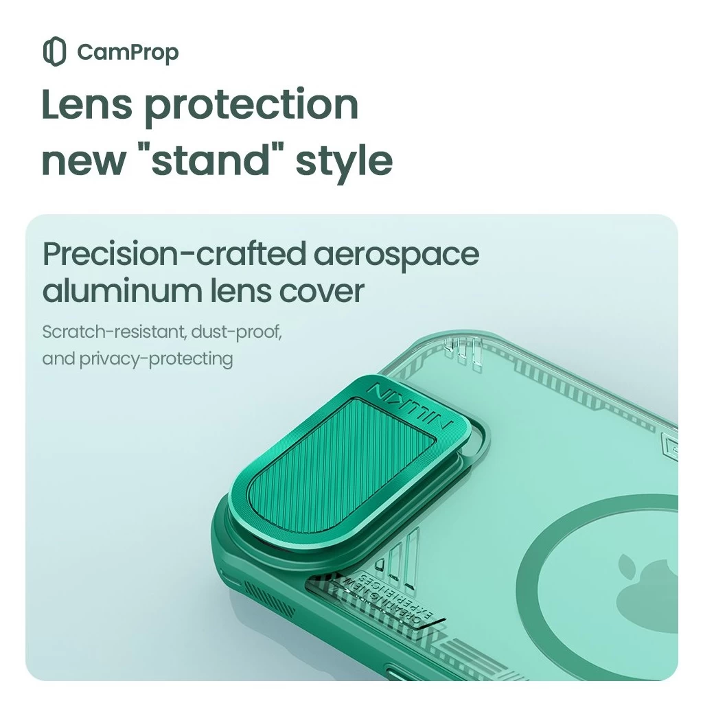 Nillkin Iceblade Prop Magnetic tok Apple iPhone 16e készülékhez fekete