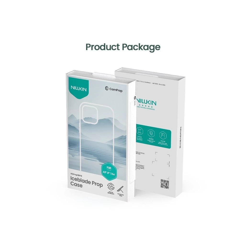 Nillkin Iceblade Prop Magnetic tok Apple iPhone 16e készülékhez fekete