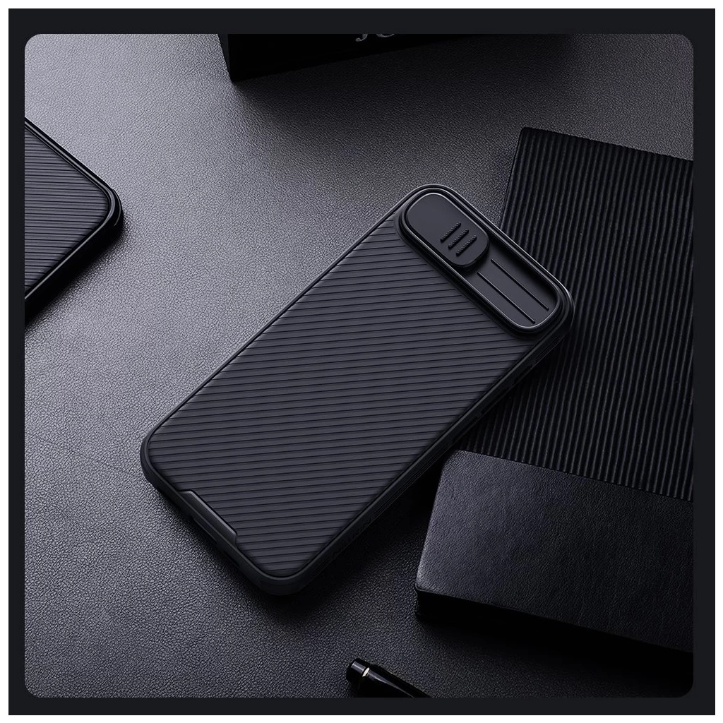 Nillkin CamShield PRO mágneses kemény tok Apple iPhone 16e készülékhez fekete