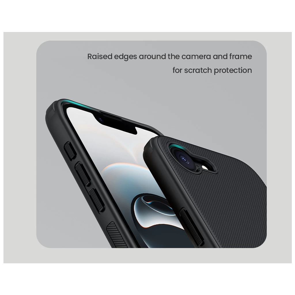 Nillkin Super Frosted PRO mágneses hát tok for Apple iPhone 16e készülékhez fekete