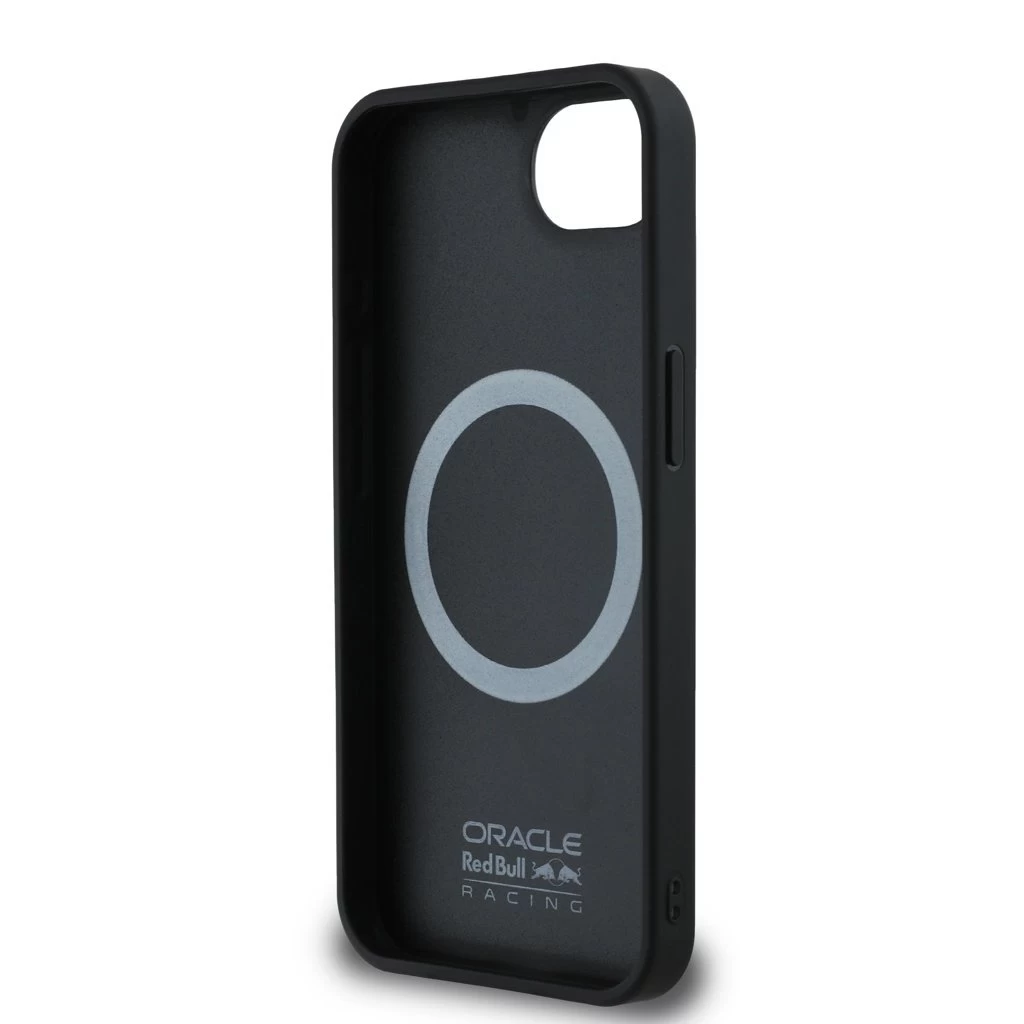 Red Bull Carbon Shiny Logo MagSafe tok iPhone 16e készülékhez fekete