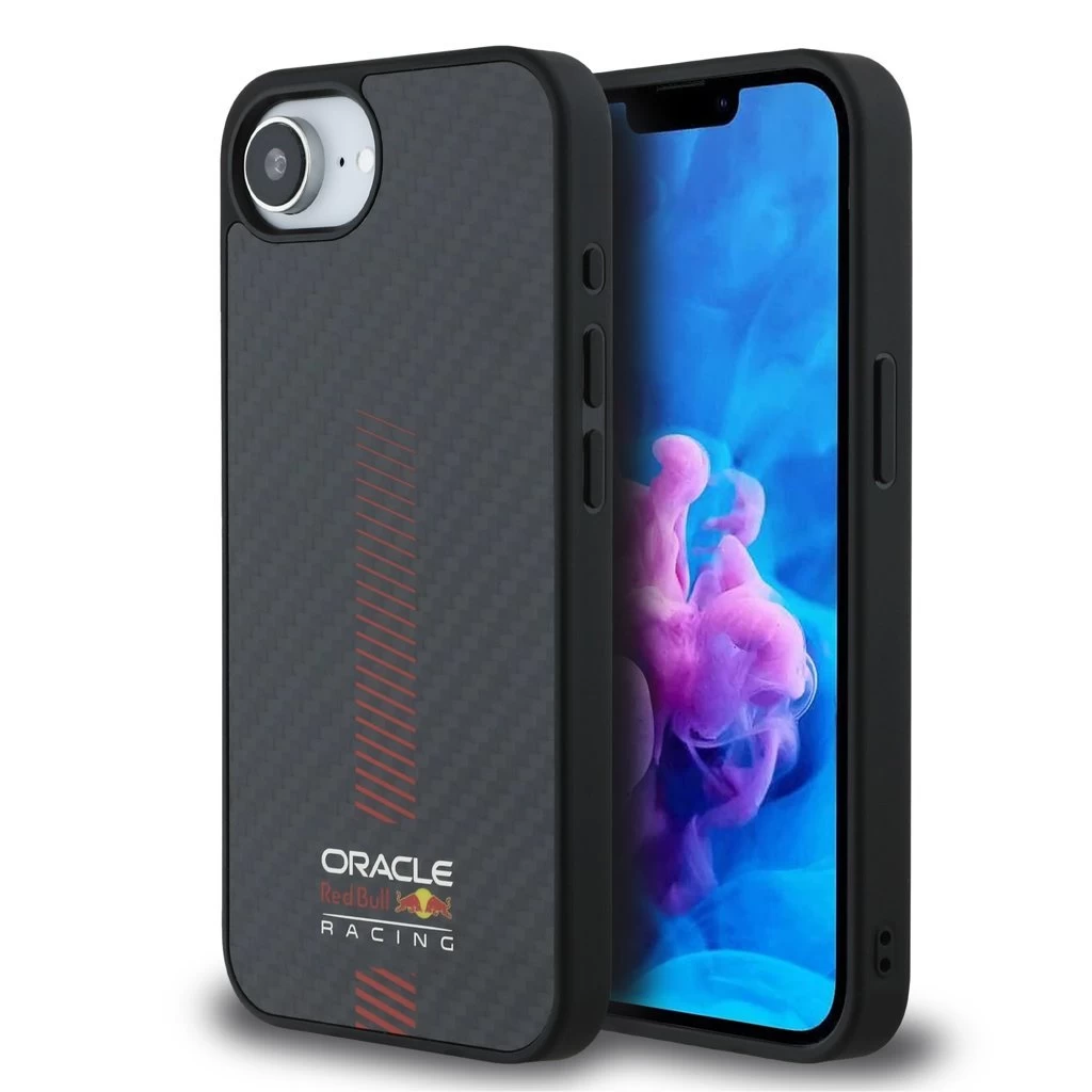 Red Bull Carbon Powerbar MagSafe tok iPhone 16e készülékhez fekete