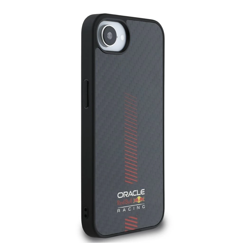 Red Bull Carbon Powerbar MagSafe tok iPhone 16e készülékhez fekete