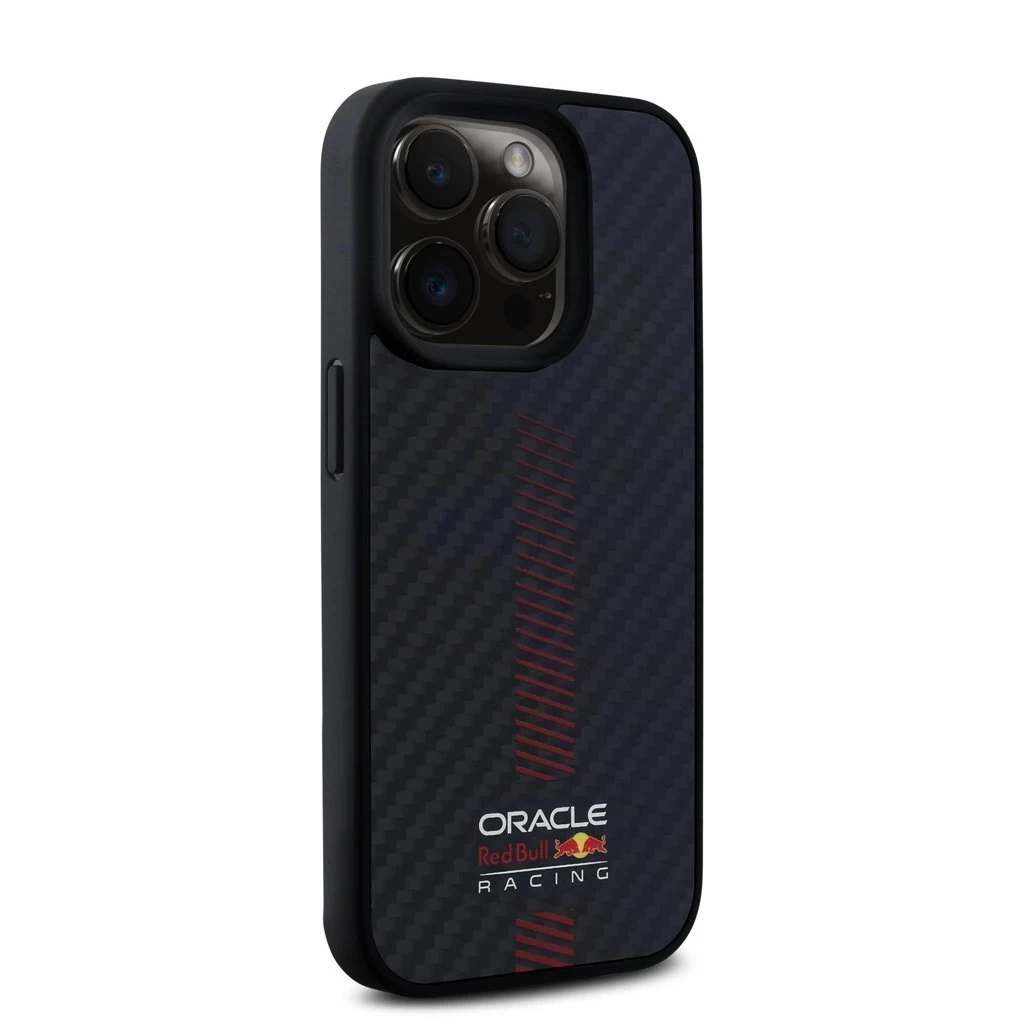 Red Bull Carbon Powerbar MagSafe tok iPhone 15 Pro Max készülékhez fekete