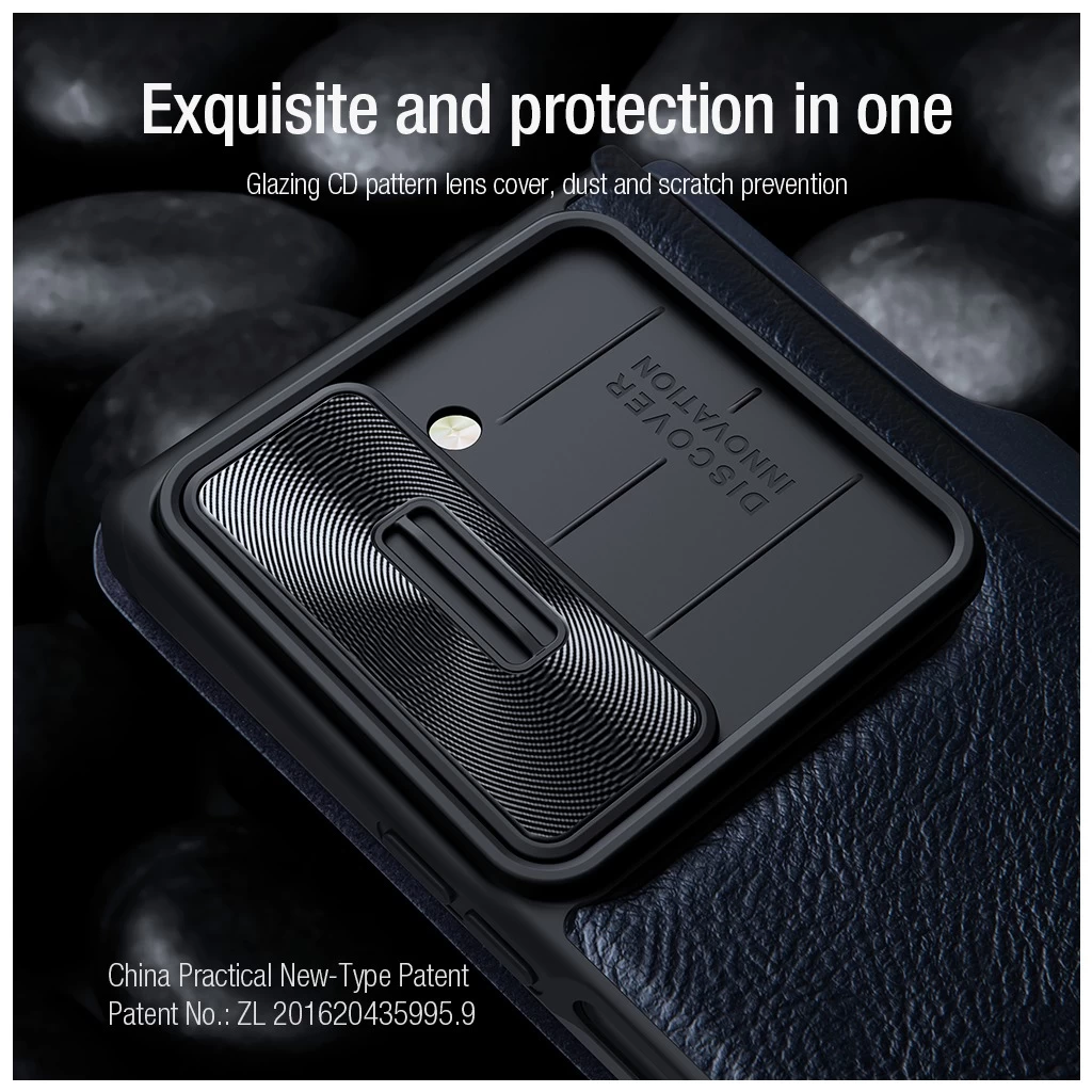 Nillkin Qin Book PRO tok Samsung Galaxy Z Fold 6 Business készülékhez fekete