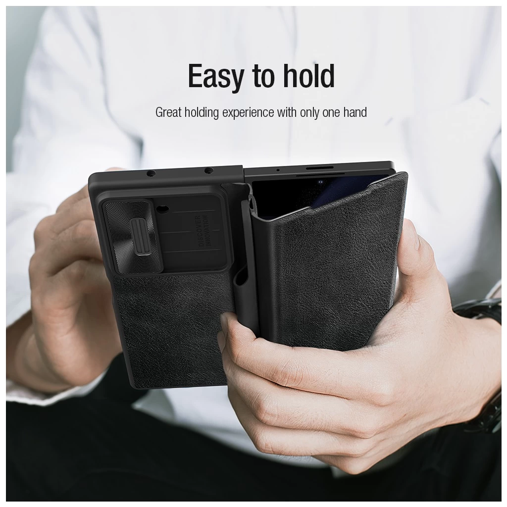 Nillkin Qin Book PRO tok Samsung Galaxy Z Fold 6 Business készülékhez fekete