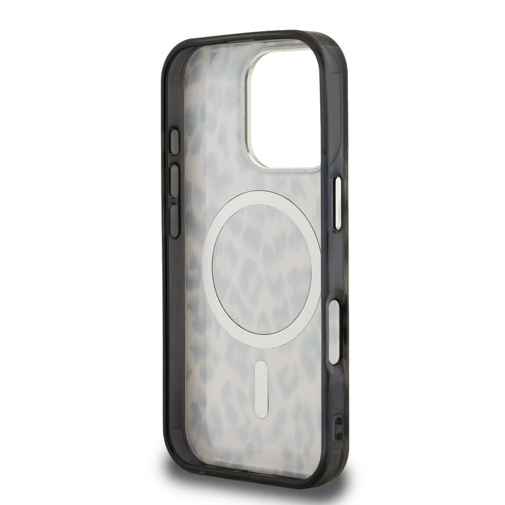 Karl Lagerfeld IML Leopard MagSafe tok iPhone 16 Pro Max készülékhez barna