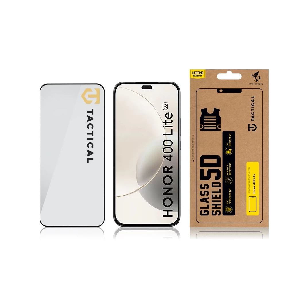 Tactical Glass Shield 5D Honor 400 Lite készülékhez fekete