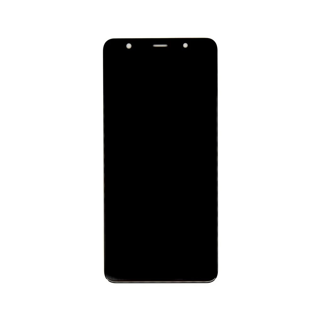 LCD kijelző + érintős egység Samsung A750 Galaxy A7 2018 készülékhez fekete
