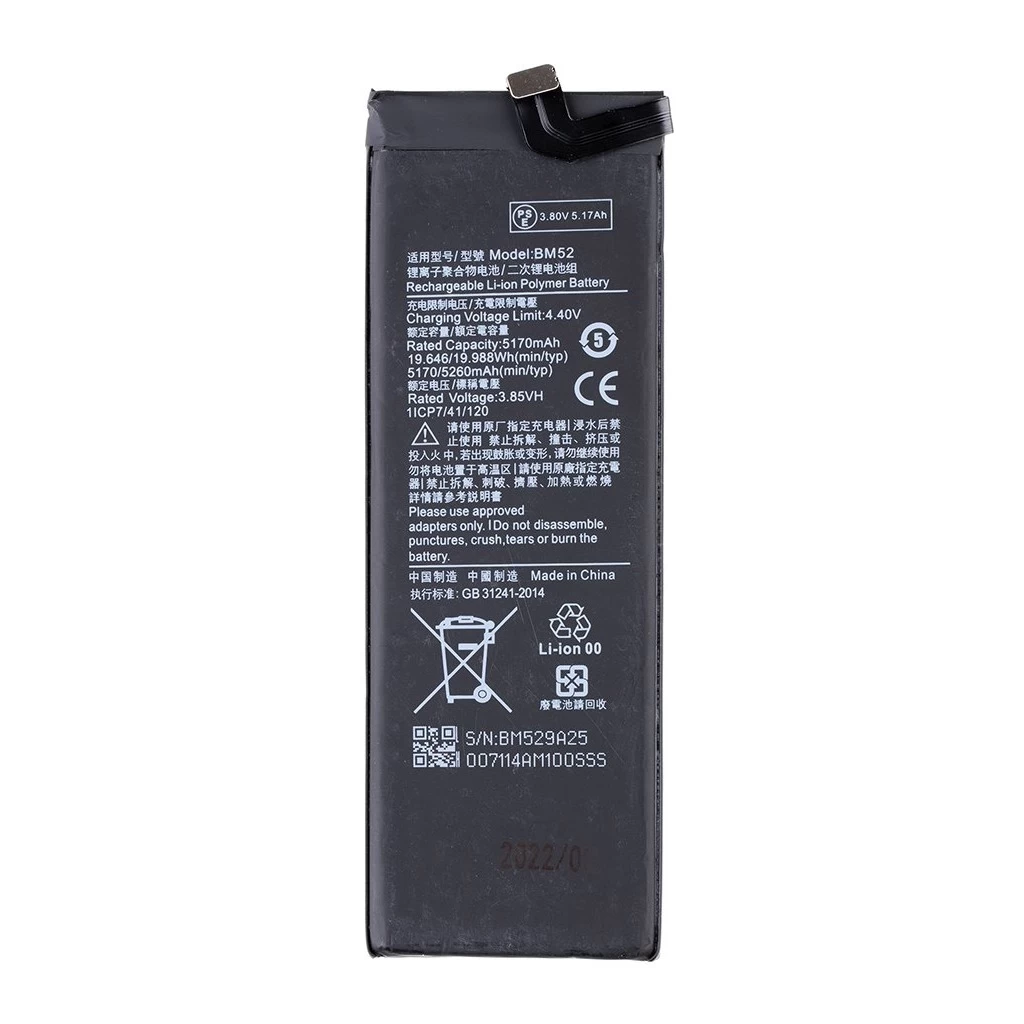 BM52 Xiaomi akkumulátor 5260mAh (OEM)