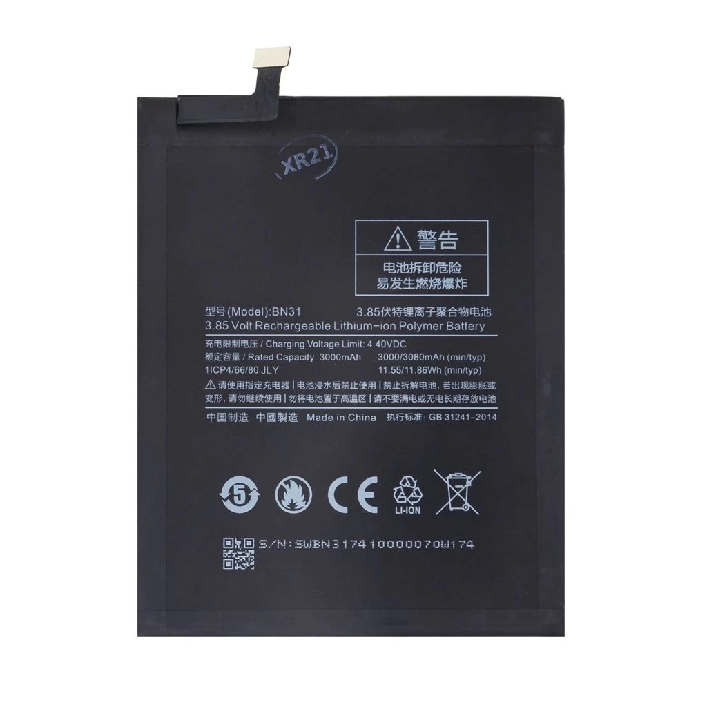 BN31 Xiaomi akkumulátor 3080mAh (OEM)