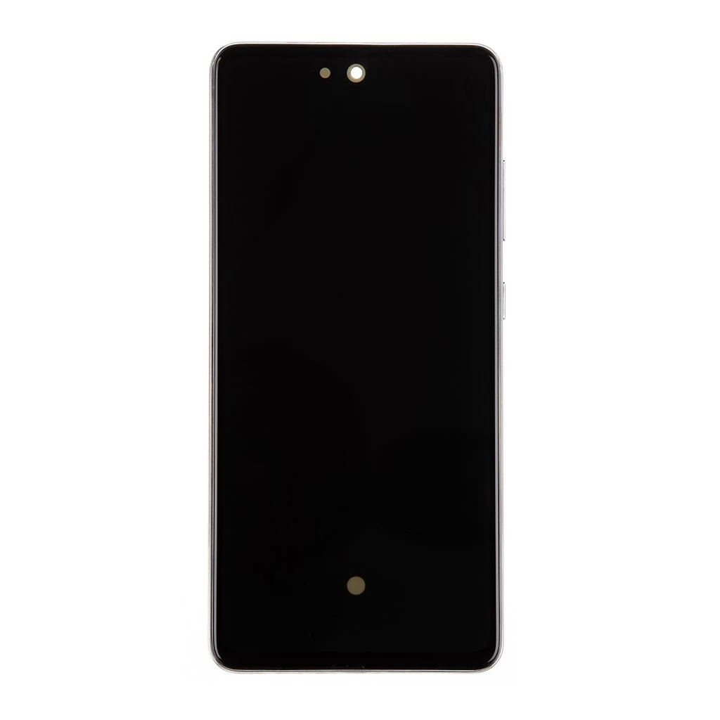 LCD kijelző + érintős egység Samsung A528B Galaxy A52s 5G készülékhez fekete (Service Pack)