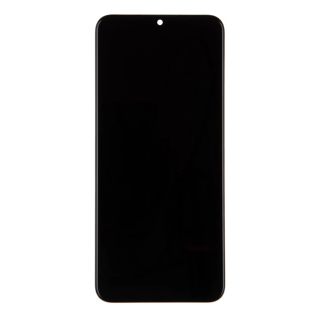 LCD kijelző + érintőpanel Samsung A037G Galaxy A03s készülékhez fekete (Service Pack)