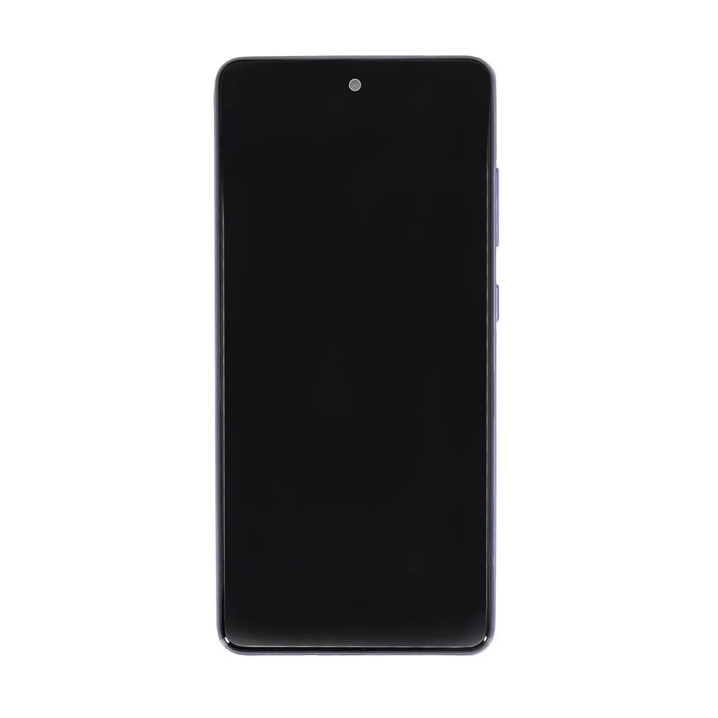 LCD kijelző + érintő egység Samsung A528B Galaxy A52s 5G készülékhez világos lila (Service Pack)