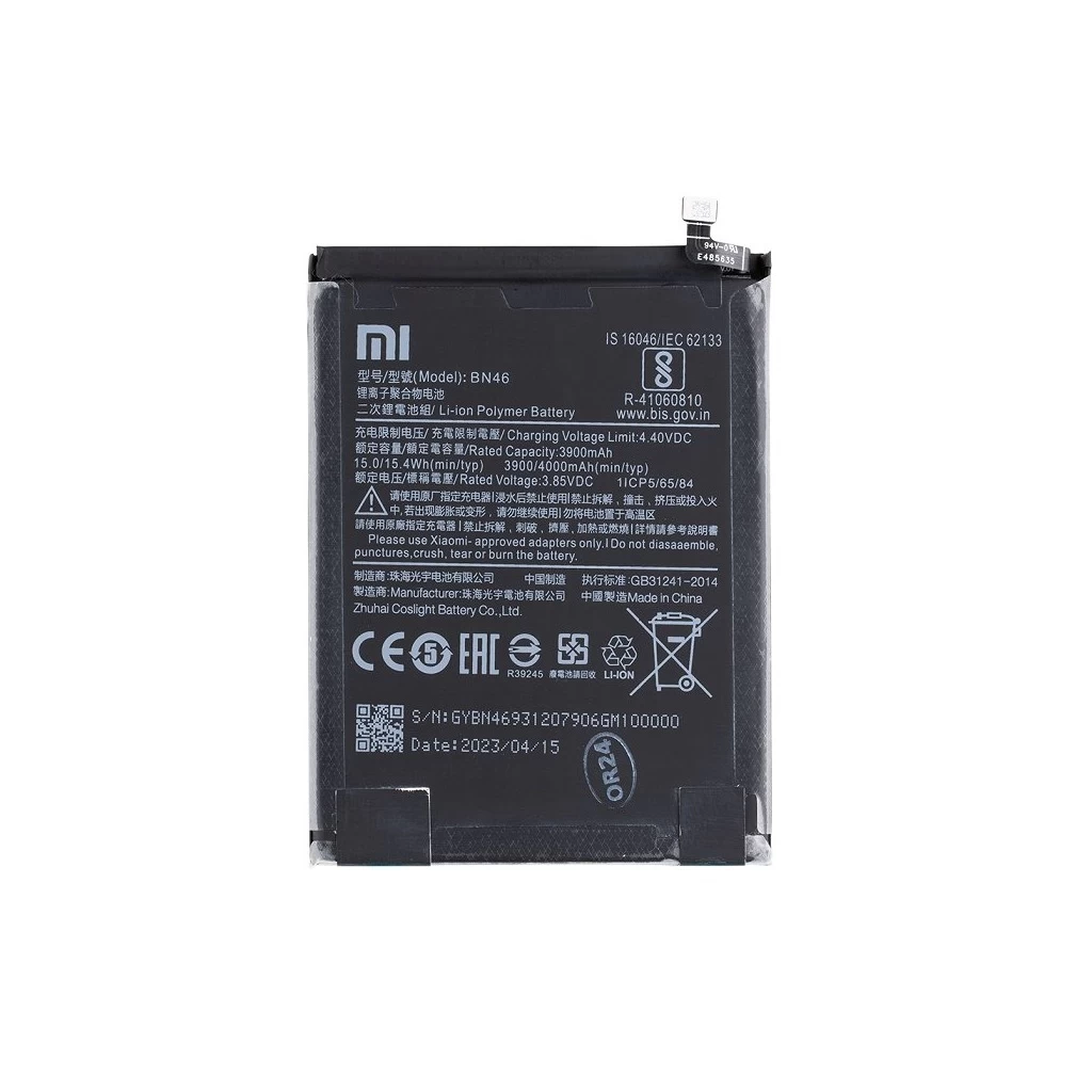 BN46 Xiaomi Original Akkumulátor 4000mAh (Service Pack)