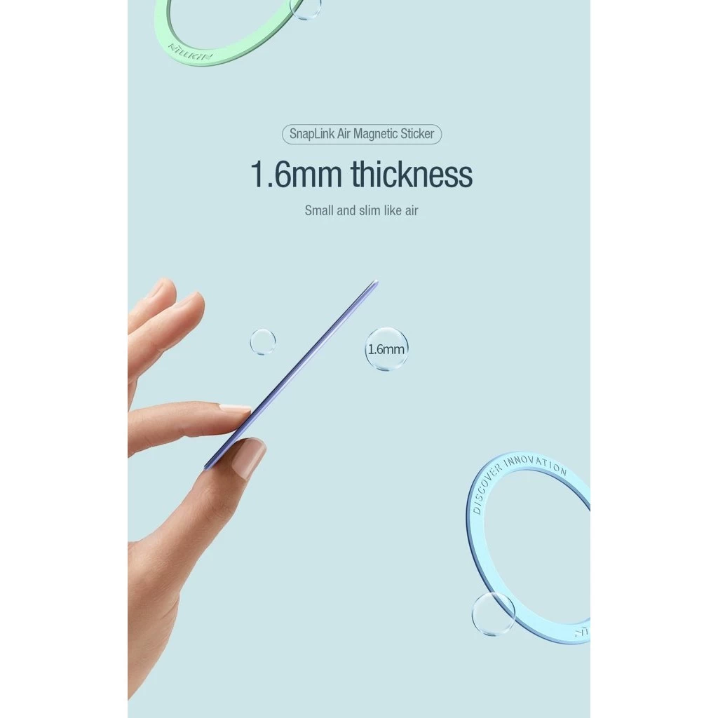 Nillkin SnapLink Air mágneses matrica szürke