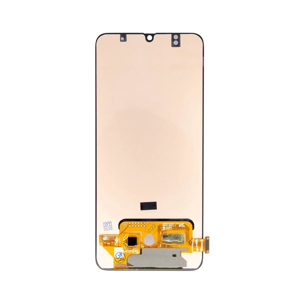 LCD kijelző + érintő egység Samsung A705 Galaxy A70 készülékhez fekete