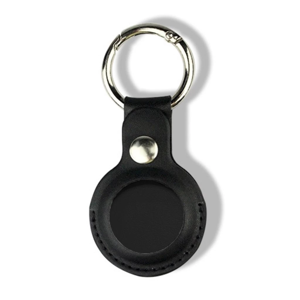 Tactical AirTag készülékhez Beam Leather tok fekete