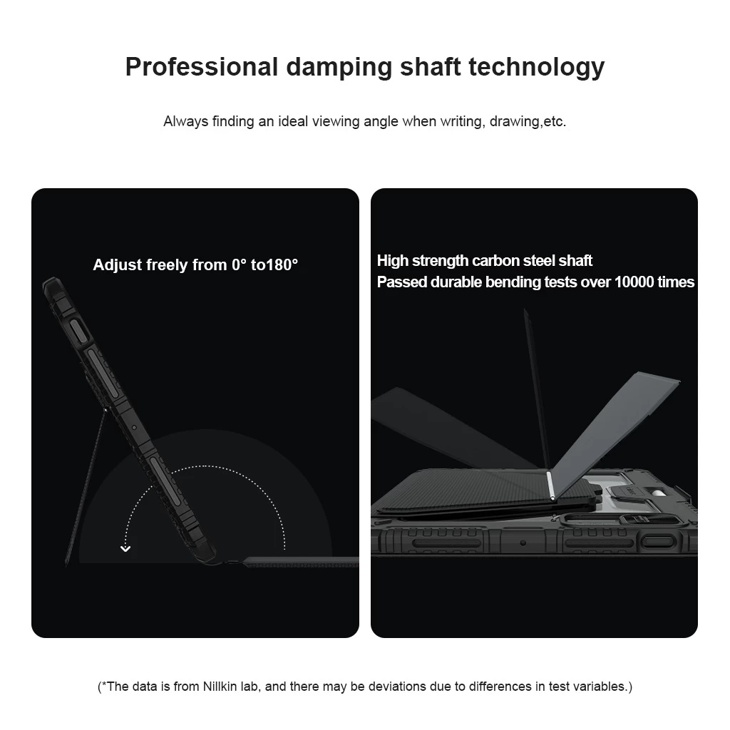 Nillkin Bumper Link billentyűzetes tok (Backlit Version) for iPad Pro 11 2024 készülékhez fekete