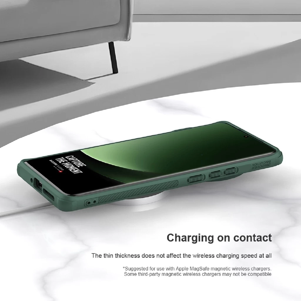 Nillkin Super Frosted PRO mágneses háttéri tok Xiaomi 14 Ultra készülékhez fekete