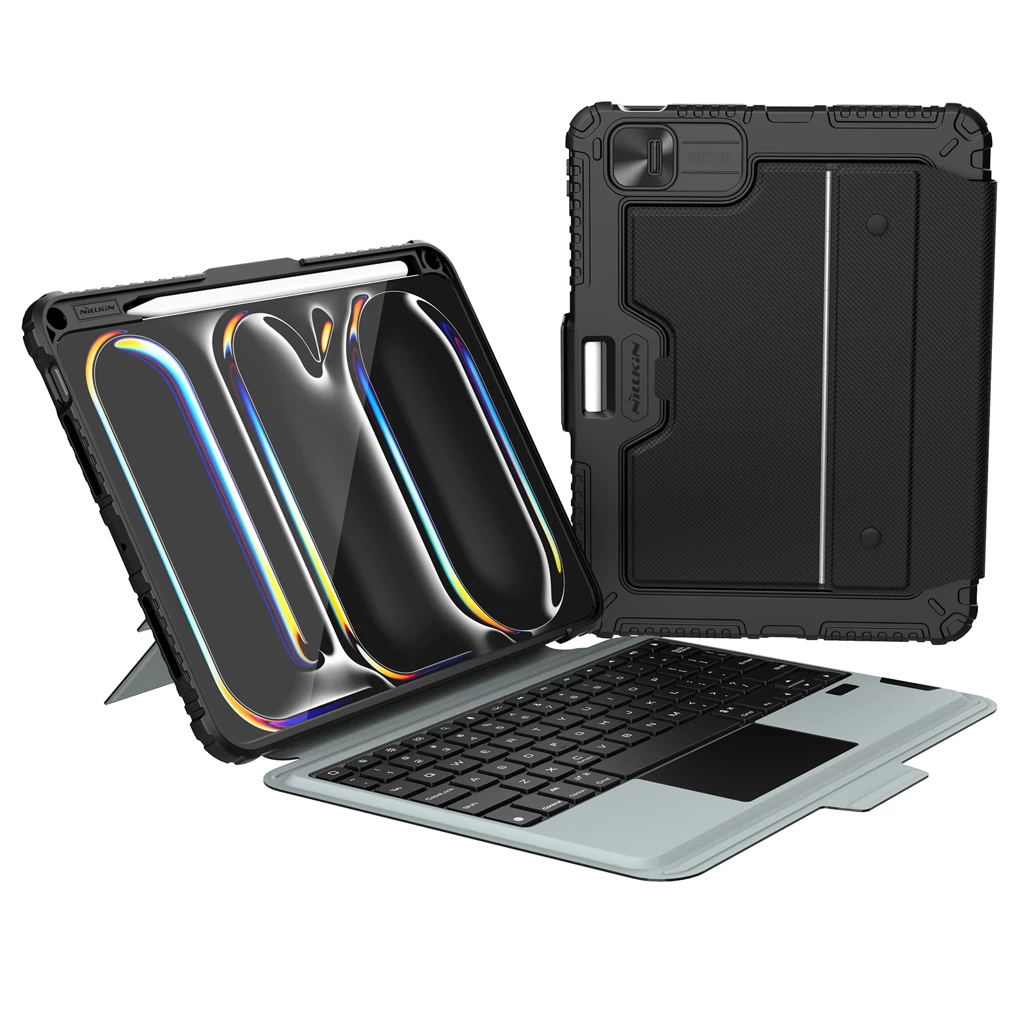 Nillkin Bumper Combo billentyűzetes tok (Backlit Version) iPad Pro 11 2024 készülékhez fekete