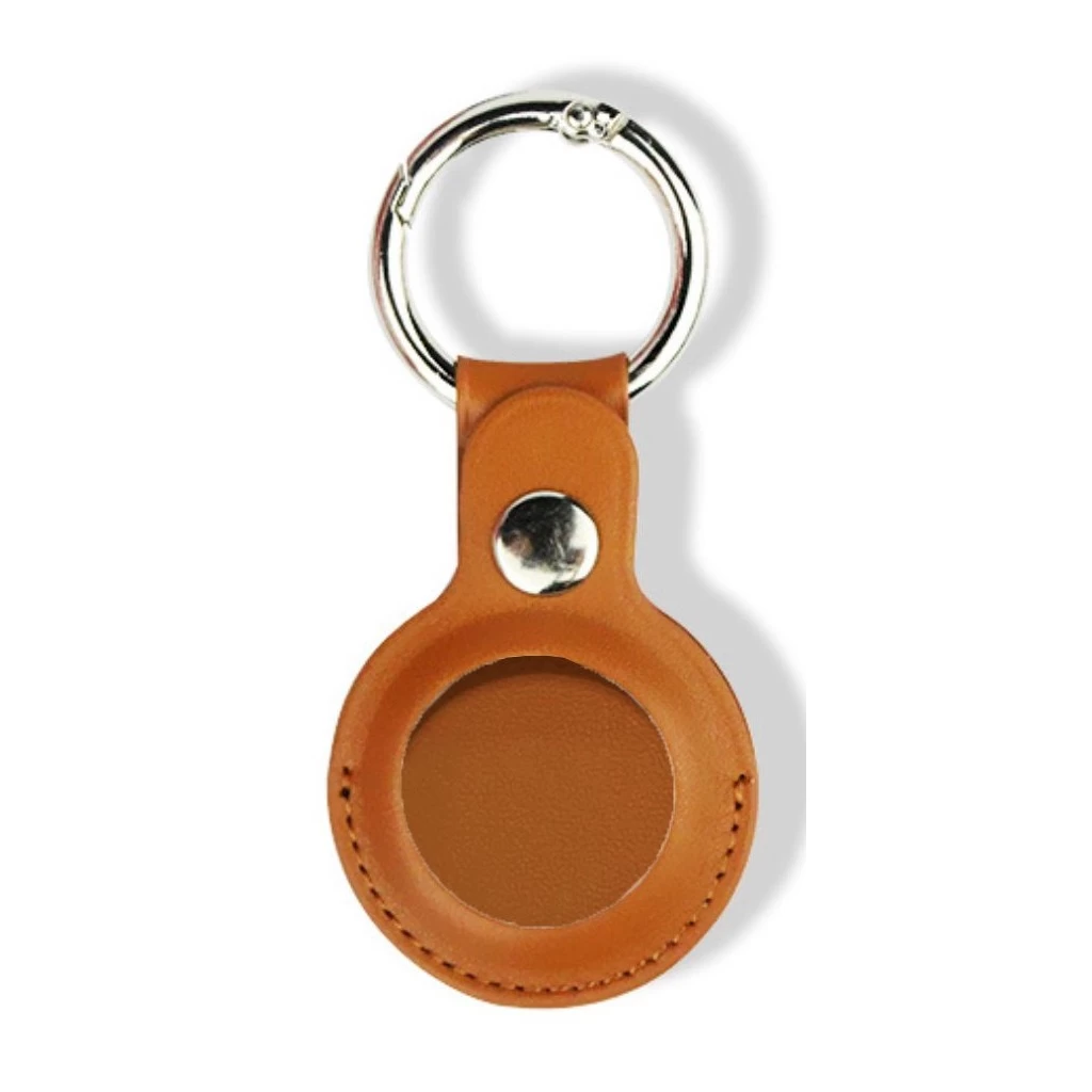 Tactical Airtag Beam Leather tok AirTag készülékhez barna