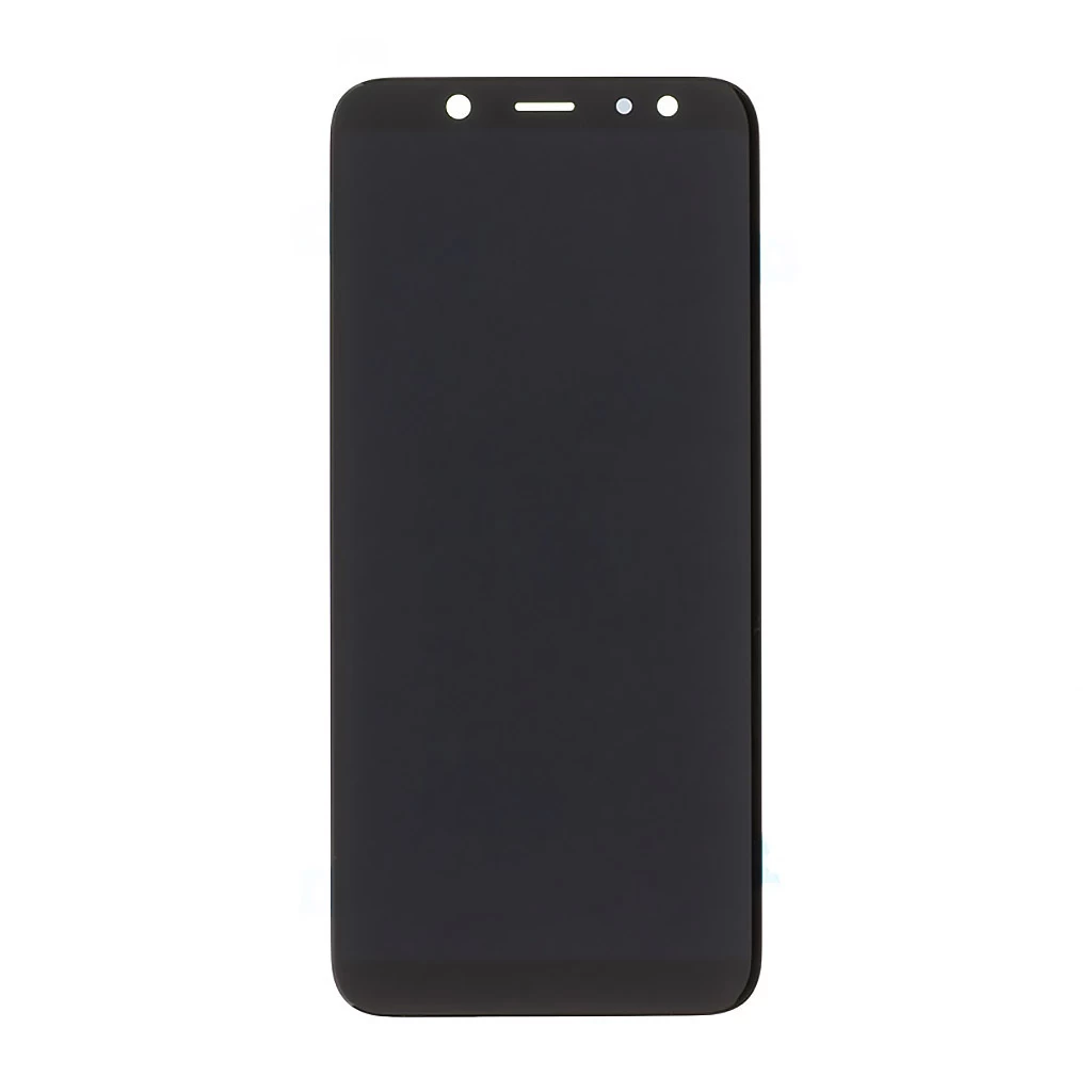 LCD kijelző + érintőpanel Samsung A600 Galaxy A6 2018 készülékhez fekete (Service Pack)