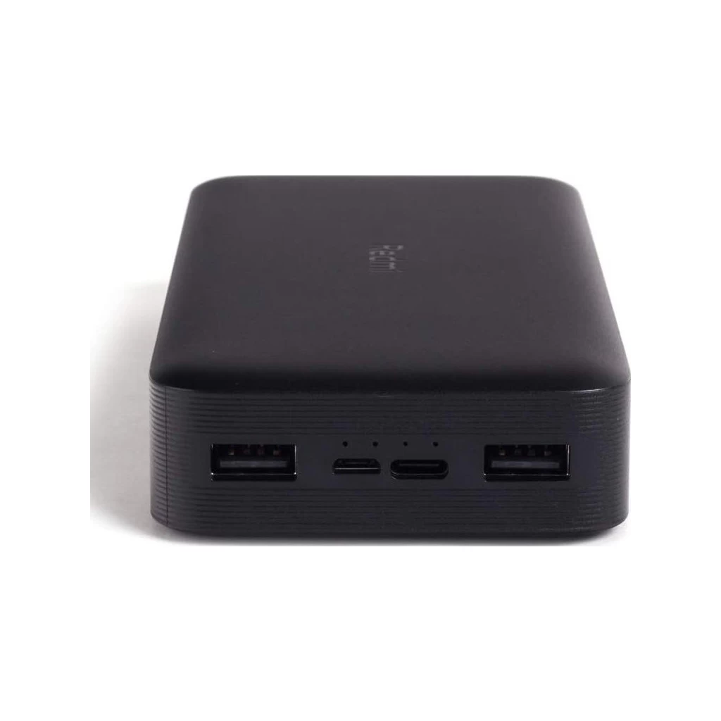 Xiaomi Redmi hordozható töltő Dual USB 18W 20000mAh fekete Xiaomi Redmi hordozható töltő Dual USB 18W 20000mAh fekete
