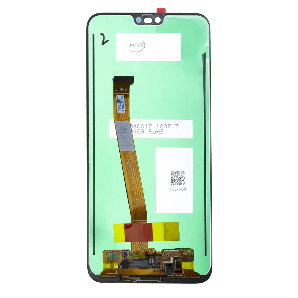LCD kijelző + érintőpanel Honor 10 készülékhez fekete