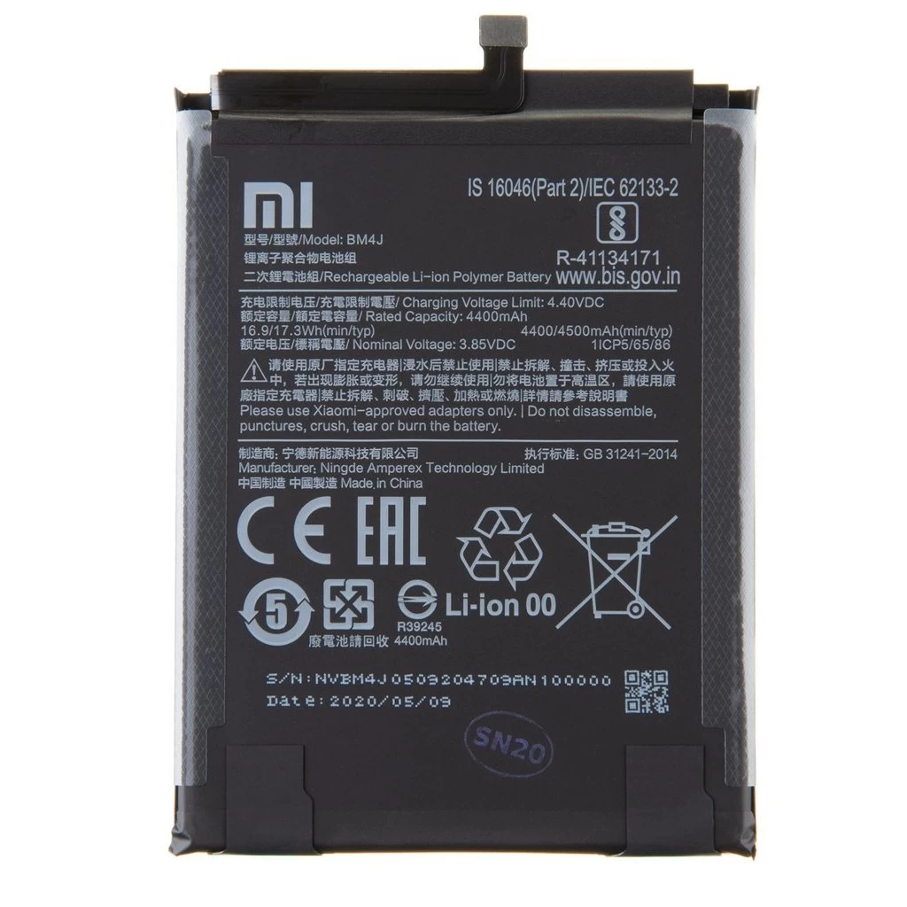 BM4J Xiaomi Eredeti akkumulátor 4500mAh (Service Pack)