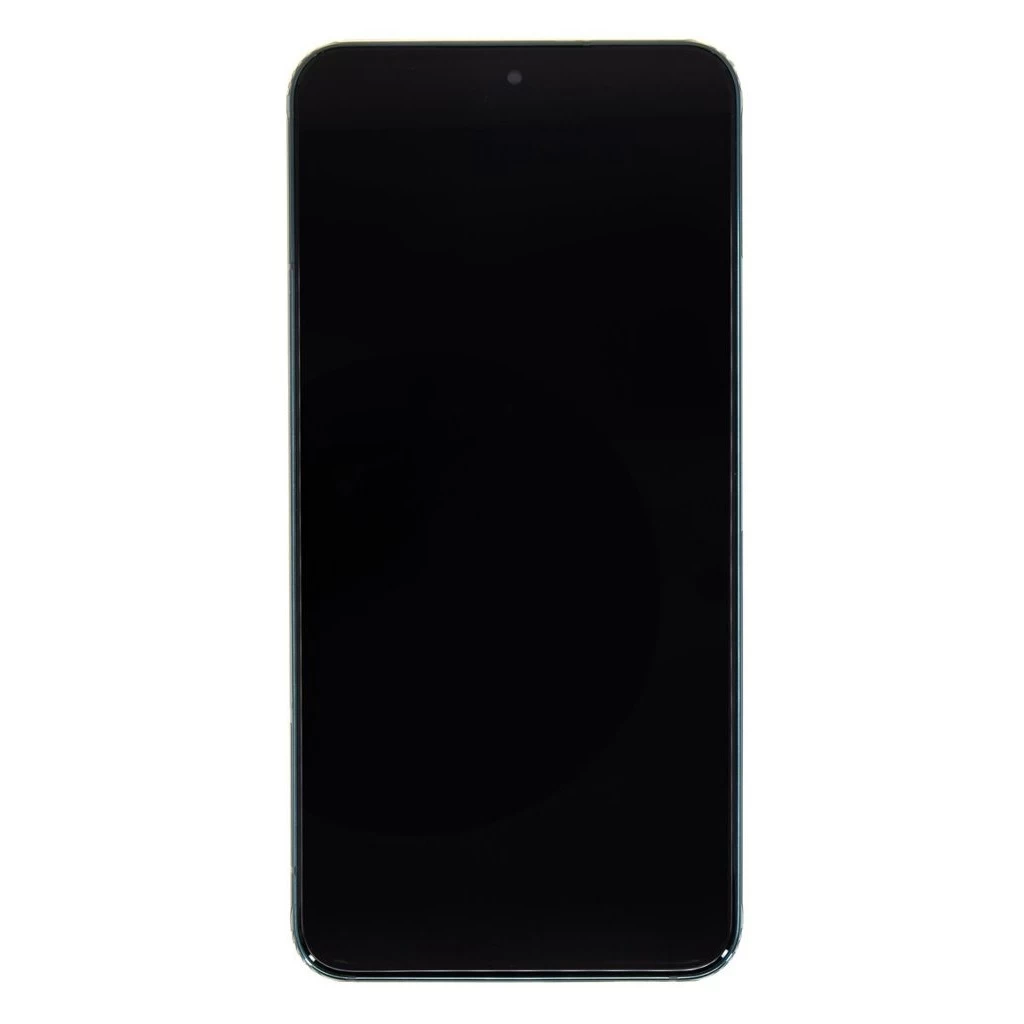 LCD kijelző + érintő egység + elülső burkolat Samsung S901B Galaxy S22 készülékhez zöld (Service Pack)