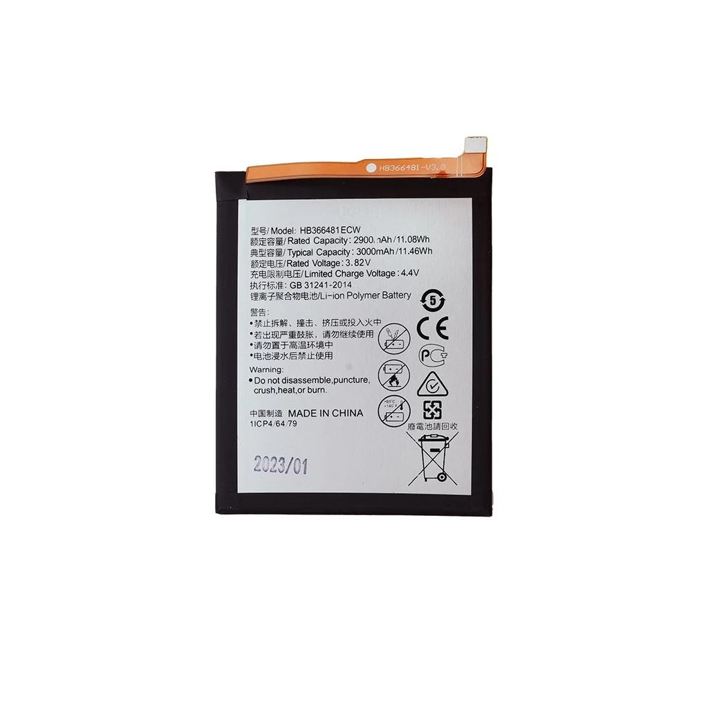 HB366481ECW akkumulátor Huawei készülékhez, 3000mAh Li-Ion (OEM)