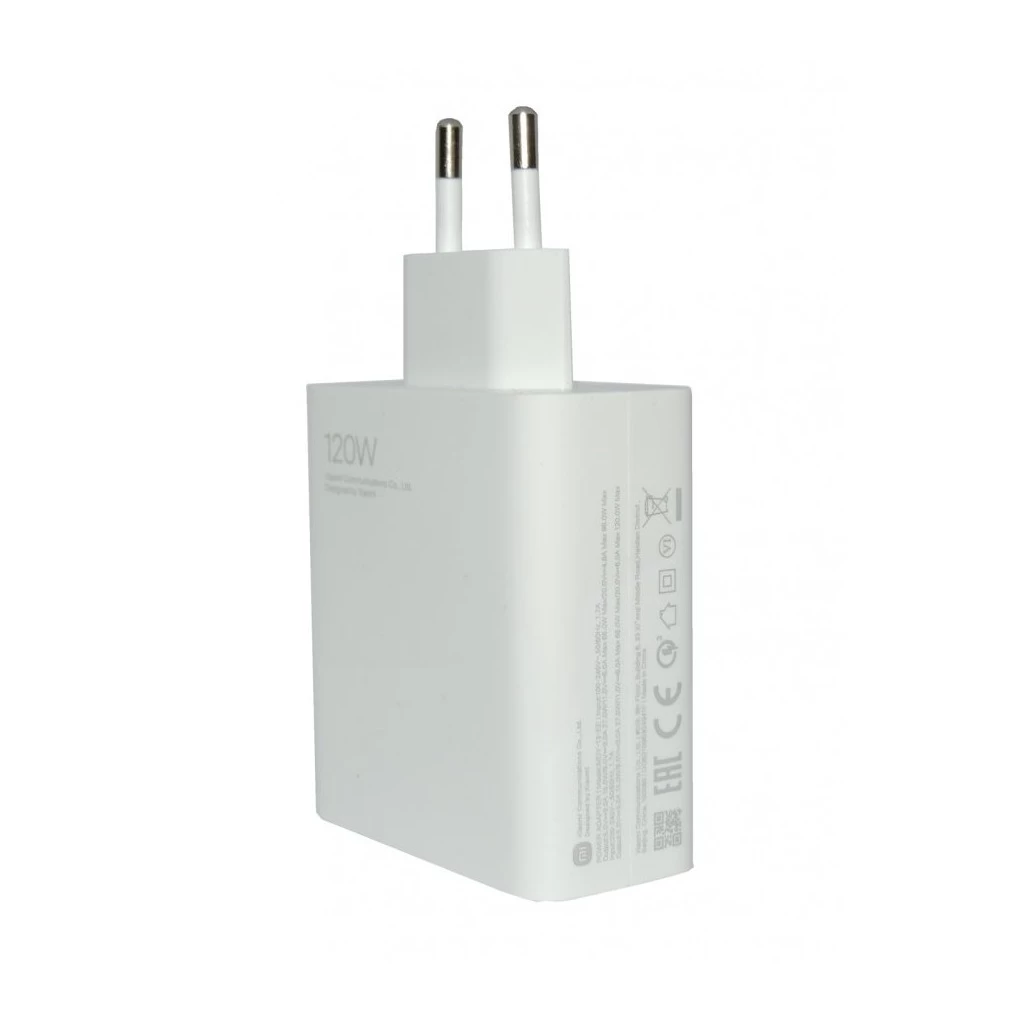 Xiaomi MDY-13-EE USB-A 120W utazó töltő fehér (Service Pack) – csomagolás nélküli gyártói