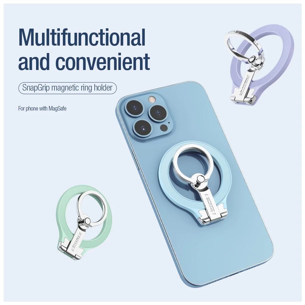 Nillkin SnapGrip mágneses gyűrű tartó fekete