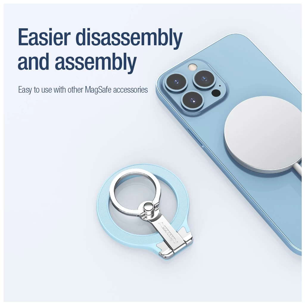 Nillkin SnapGrip mágneses gyűrű tartó fekete