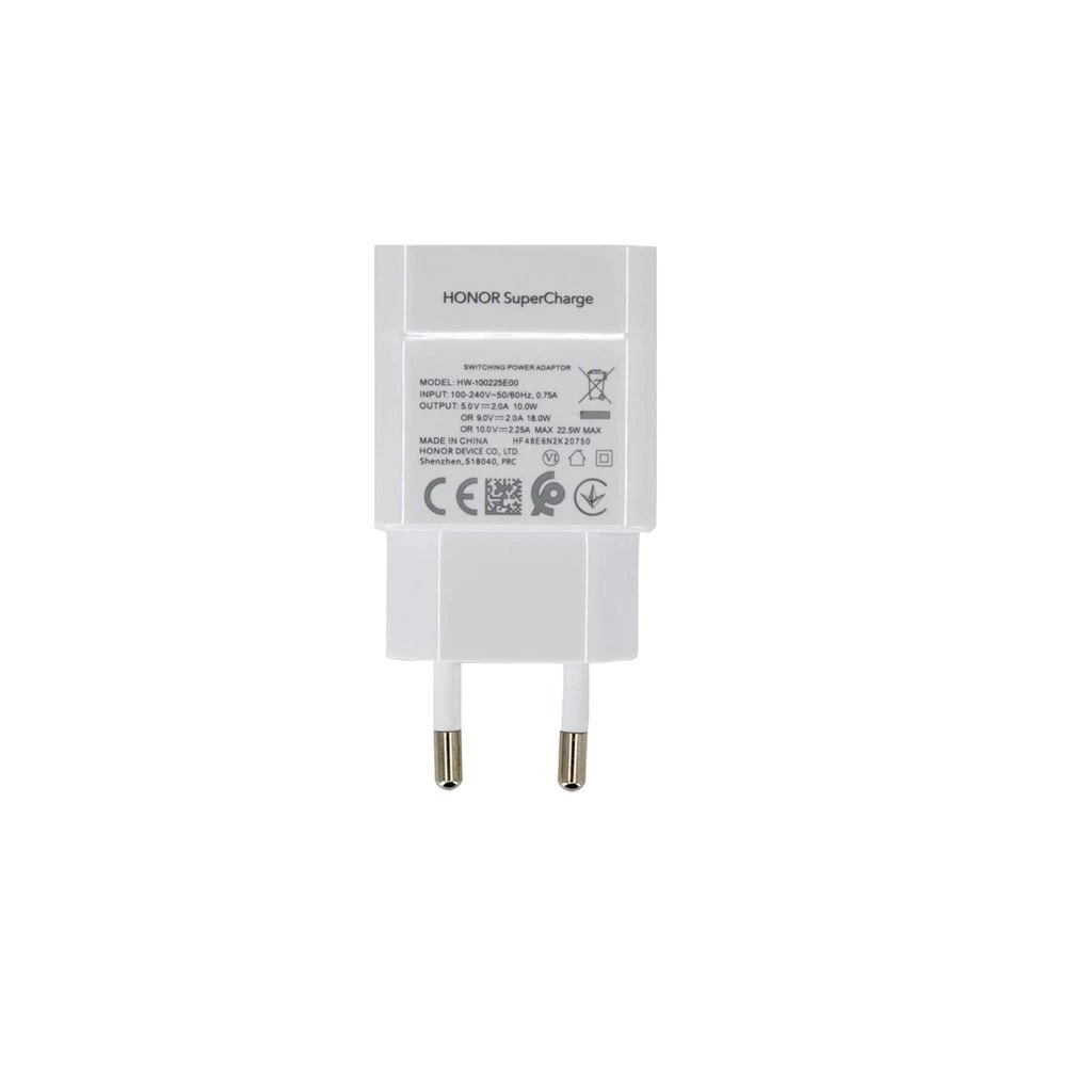 HW-100225E00 Honor Super Charge USB utazó töltő fehér (Service Pack)